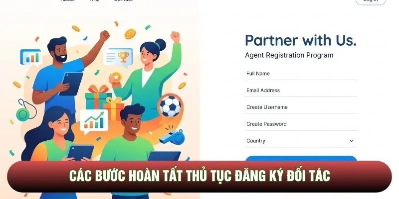 Các bước hoàn tất thủ tục đăng ký đối tác