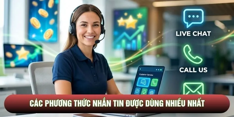 Các phương thức nhắn tin được dùng nhiều nhất