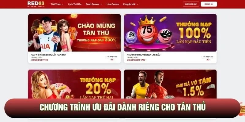 Chương trình ưu đãi dành riêng cho tân thủ