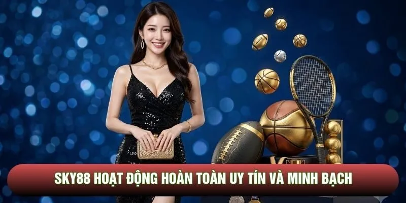 SKY88 hoạt động hoàn toàn uy tín và minh bạch